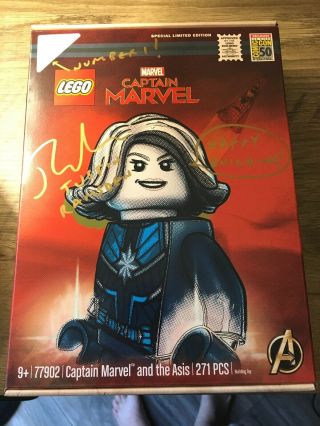 Captain Marvel: Sdcc 2019 1 Of 1500 Signed By Lego Designer