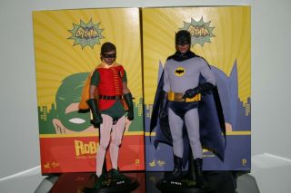 Hot Toys Batman And Robin 1966 1/6 Figure Set