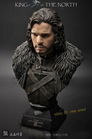 Game of Thrones 1/2 Scale Jon Snow Bust Statue Painted Limited:200 2