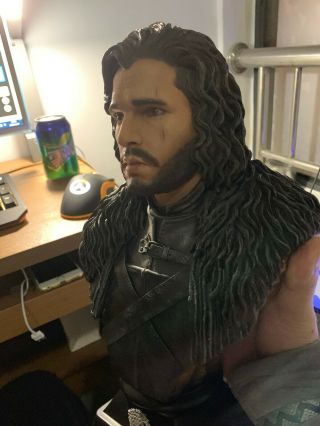 Game of Thrones 1/2 Scale Jon Snow Bust Statue Painted Limited:200 3