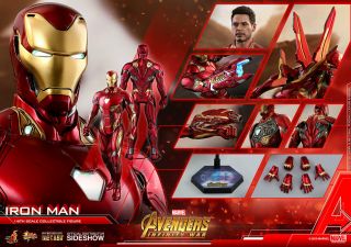 Hot Toys Avengers Infinity War Iron Man Mark L 50 Diecast 1/6 Figure