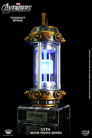King Arts Movie Props Series Tesseract Mps026 1:1 Hot Toys Iron Man Avengers
