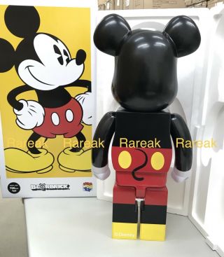 Medicom Be@rbrick 2018 Disney 1000 Mickey Mouse Laughing ver.  Bearbrick 1pc 4