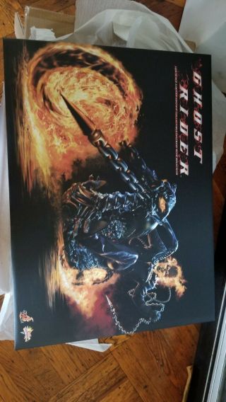 Hot Toys 1/6 Hell Cycle Ghost Rider With Hellcycle Mms133