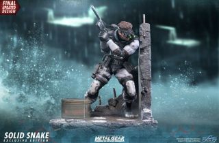 Metal Gear Solid Statue By First 4 Figures (solid Snake - F4f - Exclusive)