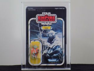 1980 Kenner Star Wars Esb 41 Back - B - Yoda Unpunched - Afa 80 80/85/85