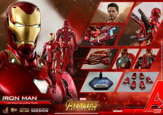 Hot Toys Iron Man Mark 50 L Avengers Infinity War Tony Stark