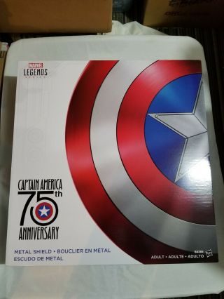 Marvel Legends Captain America 75th Anniversary Metal Shield Hasbro