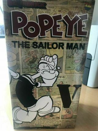 Medicom Bearbrick 400 Popeye The Sailor Man Be@rbrick) Opened Never Display