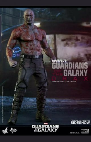 Hot Toys 1/6 Guardians Of The Galaxy Drax Mms355 Dave Bautista Nib