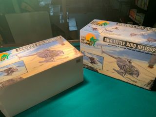 Ah - 6 Little Bird Helicopter The Ultimate Soldier Both Helicopters - Never Opened