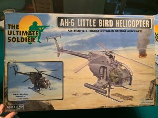 AH - 6 Little Bird Helicopter The Ultimate Soldier BOTH HELICOPTERS - NEVER OPENED 4