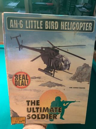 AH - 6 Little Bird Helicopter The Ultimate Soldier BOTH HELICOPTERS - NEVER OPENED 5