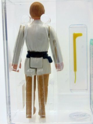 1977 Star Wars Luke Skywalker Brown Hair,  Dark Pants,  HK,  AFA 85 NM, 8