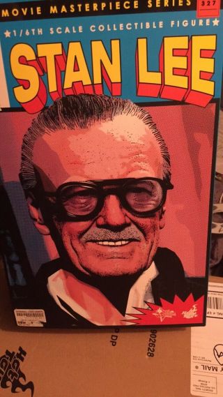 Hot Toys Stan Lee • Mms 327 • Marvel • Avengers • Rare• 1/6 Scale • Complete•