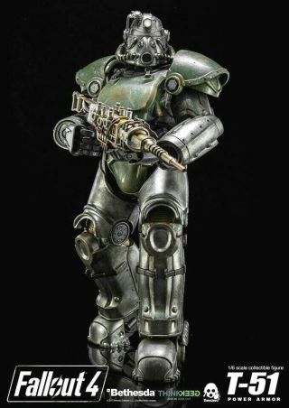 " Fallout 4 " T - 51 Power Armor 1/6 Threezero