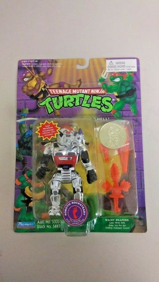Wy0057 1994 Teenage Mutant Ninja Turtles Robotic Rocksteady Asst.  No.  5000 - 50