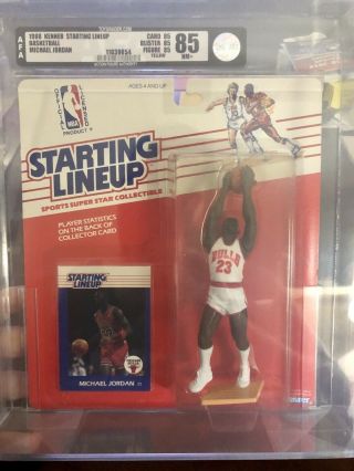 1988 Michael Jordan Kenner Starting Lineup 1st Edition Graded Afa 85,  Line Up