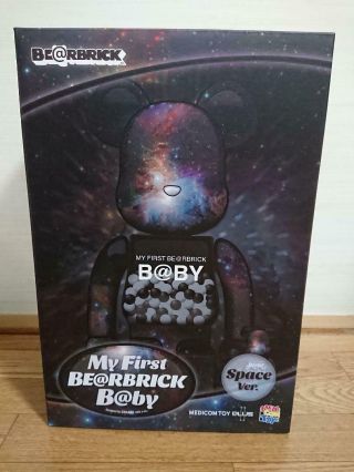 Medicom Toy My First Be@rbrick Bearbrick B@by Space (100％&400％) F/s Authentic