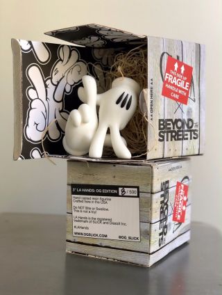 Og Slick La Hands Figurine Ltd.  Ed.  4 /500 - Bts Beyond The Streets Low