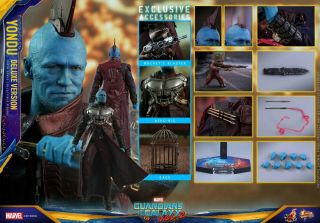 Hot Toys 1/6 Guardians Of The Galaxy Vol.  2 Mms436 Yondu Deluxe Version Figure