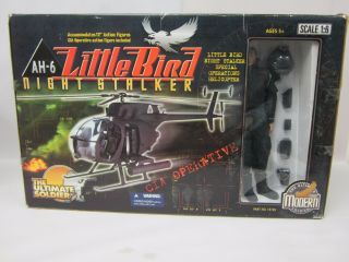 Ultimate Soldier 1:6 Scale Little Bird Ah - 6 Cia Helicopter Night Stalker W Pilot