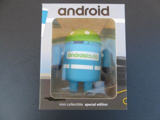 Android Mini Collectible Figurine Figure Special Edition - " Pit Crew ",  Sticker