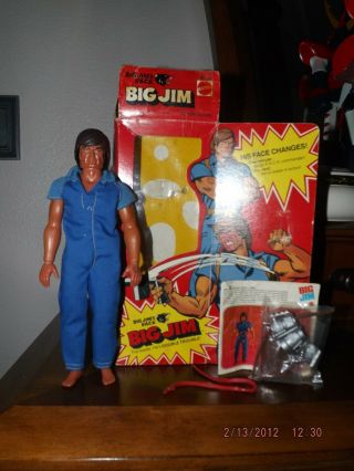 1976 Mattel Wolf Pack Big Jim Double Trouble 9 " Action Figure.