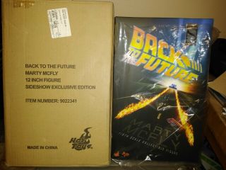 1/6 Scale Hot Toys Back To The Future Marty Mcfly Exclusive Version Usa Seller