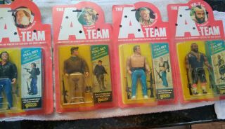 1983 Galoob A - Team Soldiers Of Fortune 4 Figure Set Mr.  T Murdock Hannibal Peck