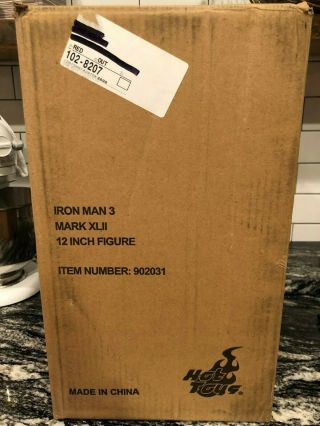 Hot Toys 1/6 Marvel Iron Man 3 Mms197d02 Mk42 Diecast Mark Xlii Figure