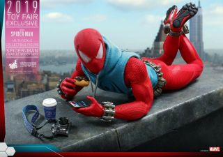 PSL Hot Toys 1/6 FIGURE Marvel ' s Spider - Man SPIDER - MAN (SCARLET SPIDER VERSION) 2