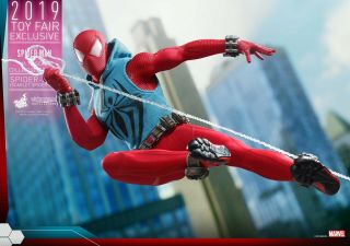 PSL Hot Toys 1/6 FIGURE Marvel ' s Spider - Man SPIDER - MAN (SCARLET SPIDER VERSION) 3