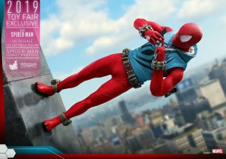 PSL Hot Toys 1/6 FIGURE Marvel ' s Spider - Man SPIDER - MAN (SCARLET SPIDER VERSION) 4