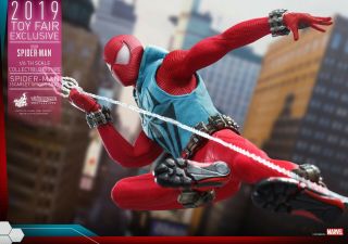 PSL Hot Toys 1/6 FIGURE Marvel ' s Spider - Man SPIDER - MAN (SCARLET SPIDER VERSION) 7