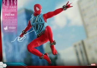 PSL Hot Toys 1/6 FIGURE Marvel ' s Spider - Man SPIDER - MAN (SCARLET SPIDER VERSION) 8