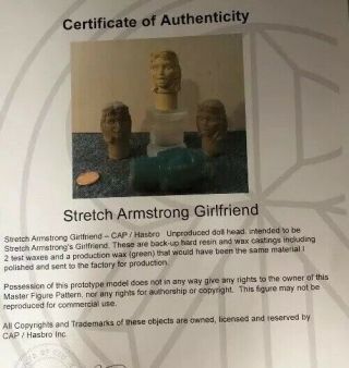 Stretch Armstrong Girlfriend CAP Toys Hasbro Prototype Casting Mego Kenner 7