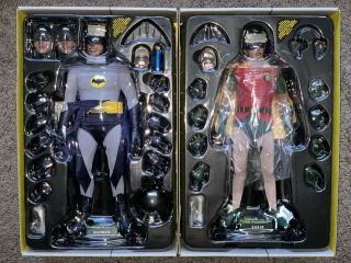 Hot Toys MMS218 MMS219 Batman and Robin 1966 Sideshow Collectibles Classic TV 2