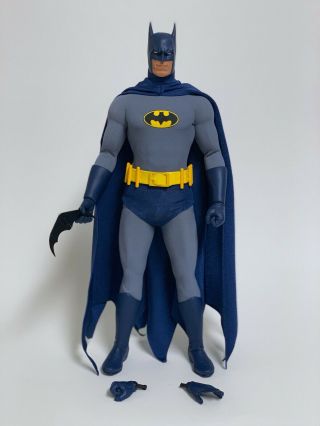 Batman 1/6 Scale Custom Action Figure Classic Costume Sideshow Hot Toys