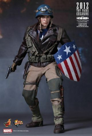 Hot Toys Marvel Captain America Rescue Uniform 1/6 Scale Figure Mms180