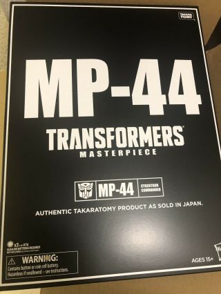 Transformers Masterpiece Mp - 44 Convoy Optimus Prime 3.  0 Takara Tomy