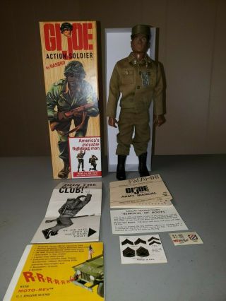 Gi Joe Vintage 1964 - 65,  African American Action Soldier,  Rare Tm With Baby Feet,