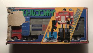 Diaclone Battle Convoy Optimis Prime Pre Transformers Takara Incomplete 1980s