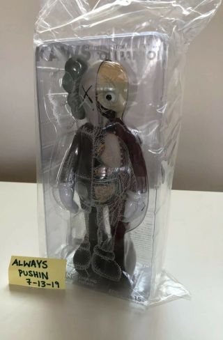 Kaws Companion Flayed Brown - Open Edition - 100 Authentic - / Medicom