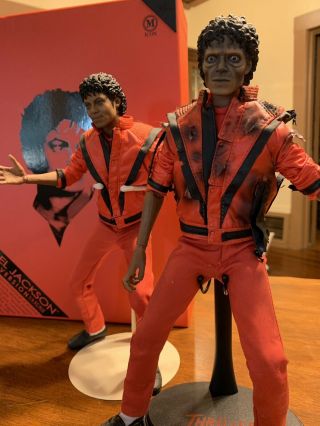 Hot Toys 1/6th Scale Michael Jackson Thriller 2x true type bodies w/Extra Stand 2