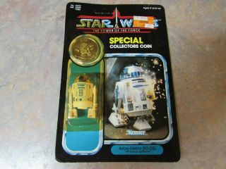 1984 Kenner Star Wars Power Of The Force R2 - D2 Action Figure Moc