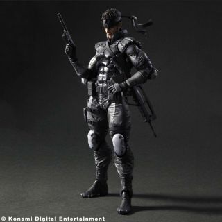 Square Enix Play Arts Kai Metal Gear Solid Snake & Cyborg Ninja 2 Figure Set