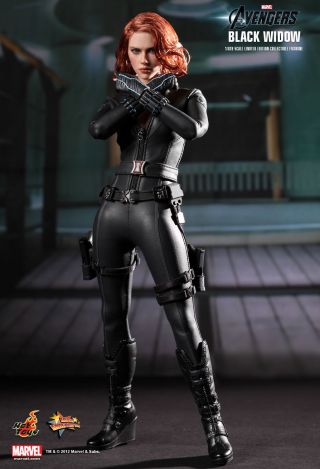 1/6 Hot Toys Mms178 Marvel Avengers Black Widow Natalia Romanova Action Figure