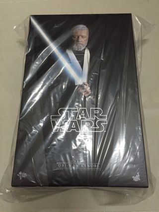 Hot Toys Mms 283 Star Wars Hope Obi - Wan Kenobi Alec Guinness Figure