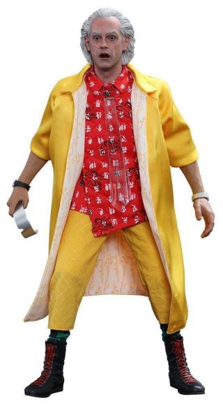 Movie Masterpiece Back To The Future Part2 Emmett Brown 1/6 Action Figure